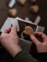 Biscuits en forme de coeur Saint Valentin