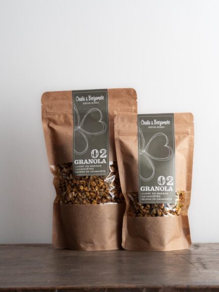 Granola n°2 Curry Madras / Cacahuètes / Beurre de cacahuète