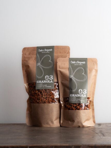 Granola n°3 Sésame / Paprika fumé / Piment de Cayenne